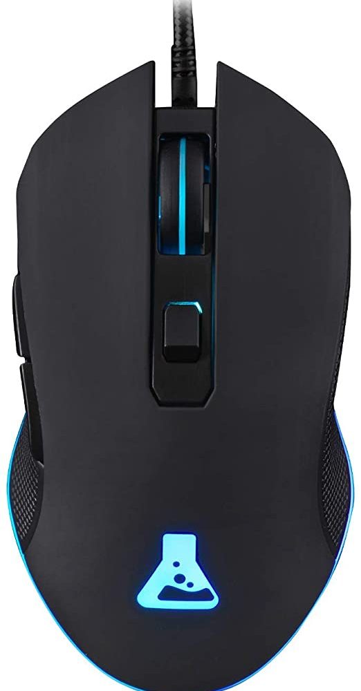 【 Mejor precio en oferta de 】✔️️ THE G-LAB Kult Helium - RATÓN GAMING USB - 800 a 3200 DPI Sensor óptico, Retroiluminación 7 Colores LED, 6 botones - Ratón de juego cómodo y ligero - Compatible con PC / Mac / Xbox One / PS4 - (Negro)