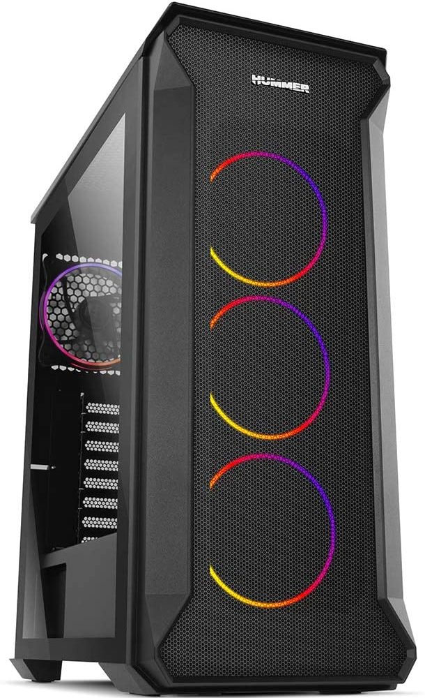 【 Mejor precio en oferta de 】✔️️ Nox Hummer Quantum - NXHUMMERQUANTUM - Caja PC, ARGB, Cristal Templado