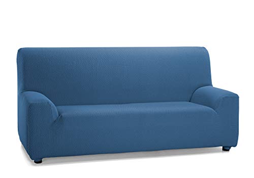 【 Mejor precio en oferta de 】✔️️ Martina Home Tunez Funda Elástica para Sofá, Tela, Azul (Azafata), 3 Plazas (180-240 cm)