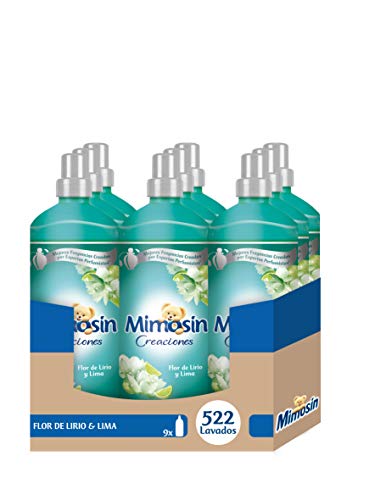 【 Mejor precio en oferta de 】✔️️ Mimosín Creaciones Flor de Lirio y Lima Suavizante Concentrado para 58 lavados - 9 Suavizantes