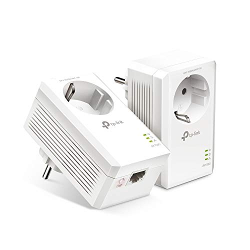 【 Mejor precio en oferta de 】✔️️ TP-Link [Nuevo] TL-PA7017P Kit AV1000 Gigabit Powerline Starter Kit | Sin WiFi| 1 Gigabit Puerto | Super Ahorro de Energía