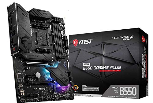 【 Mejor precio en oferta de 】✔️️ MSI MPG B550 Gaming Plus - Placa Base Performance Gaming (AMD AM4 DDR4 M.2 USB 3.2 Gen 2 HDMI ATX)