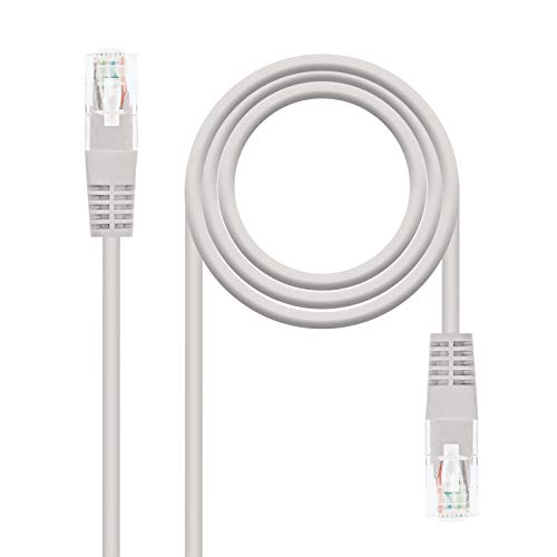 【 Mejor precio en oferta de 】✔️️ NanoCable 10.20.1310 - Cable de red latiguillo RJ45 LSZH Cat.6 UTP, AWG24, 100% cobre, Libre de alogenos, Gris, 10 m