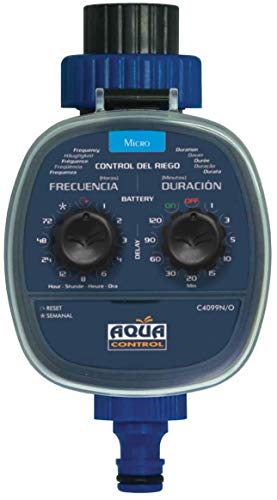 【 Mejor precio en oferta de 】✔️️ Aqua Control C4099O Programador de Riego para Jardín, Para todo tipo de Grifos, Apertura a 0 Bar. Antiguo C4099N