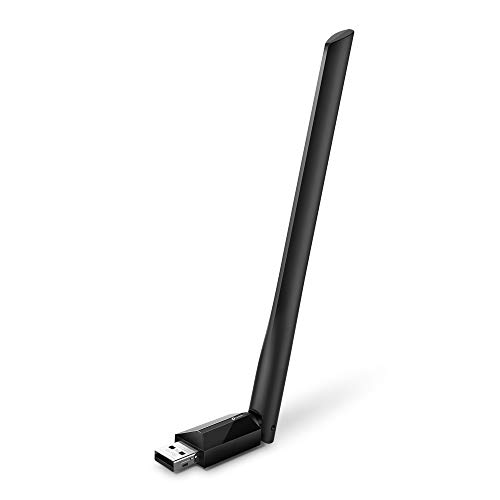 【 Mejor precio en oferta de 】✔️️ TP-Link Archer T2U Plus - Adaptador wifi usb 5G & 2.4G Hz, Antena Wi-Fi AC 600 Mbps, Doble Banda con Antena Externa y Señal Potente, Turbo 256QAM, óptimo para Teletrabajo