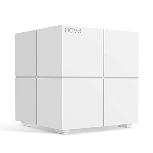 【 Mejor precio en oferta de 】✔️️ Tenda Nova MW6 Sistema Mesh WiFi hasta 165m2 de cobertura para todo el hogar (Reemplaza Router y Repetidores Wifi), 2 Puertos Gigabit, Control Parental, Compatible con Alexa y Philips Hue (MW6-1Pack)