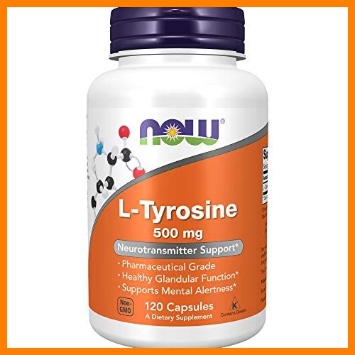 【 Mejor precio en oferta de 】✔️️ Now Foods L-Tyrosine 500mg Standard - 120 Cápsulas