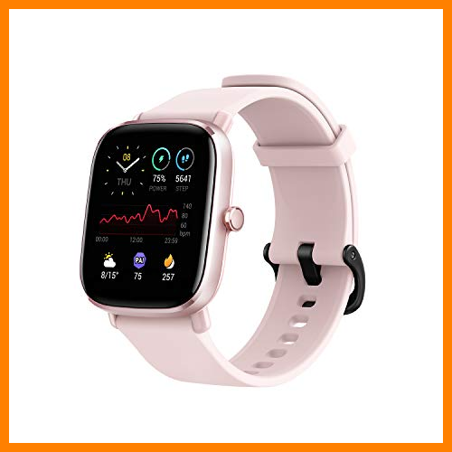【 Mejor precio en oferta de 】✔️️ Amazfit GTS 2 Mini - Reloj Inteligente Smartwatch Duración de Batería14 días 70 Modos Deportivos Medición del Nivel SpO2 Monitorización de Frecuencia Cardíaca, (Color Rosa)