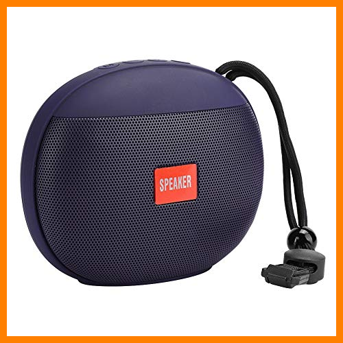 【 Mejor precio en oferta de 】✔️️ Natruss Altavoz Bluetooth, Caja de Sonido Supper Bass para teléfono para computadora(Blue)