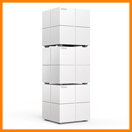 【 Mejor precio en oferta de 】✔️️ Tenda Mw6 Nova - Sistema Mesh WiFi para todo el Hogar (paquete de 3, cobertura de doble banda de hasta 500 m2, Mu-Mimo, control parental, funciona con Alexa)