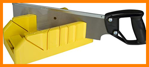 【 Mejor precio en oferta de 】✔️️ STANLEY 1-19-800 Ingletadora Material sintético con Sierra de Costilla, Negro, Amarillo