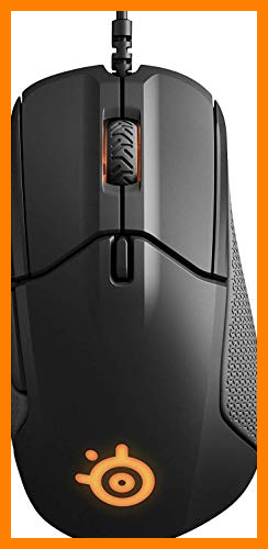 【 Mejor precio en oferta de 】✔️️ SteelSeries Rival 310, Ratón de Juego Óptico, Iluminación RGB, 6 Botones, Laterales de Goma, Memoria Integrada, PC/Mac, Negro