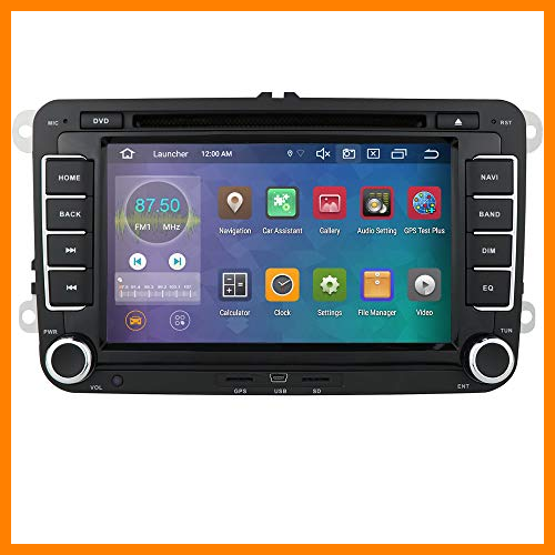 【 Mejor precio en oferta de 】✔️️ Android 10 OS 7 Pulgadas 2 DIN Radio de Coche 4G RAM 64G ROM Moniceiver DVD GPS Navegación Bluetooth para Volkswagen Golf Passat Skoda Seat Polo Amarok Jetta T5 Transporter