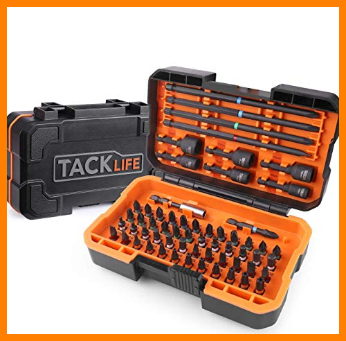 【 Mejor precio en oferta de 】✔️️ TACKLIFE PSDB1B Juego de Puntas 60 Pcs en 1,Llaves de Vaso de Atornillador,Avanzada Torsión Tecnología,6 x Llaves Tubulares,1 x Caja de Protección Fresca,1 x Portapunta Magnética,1 x Llaves Allen
