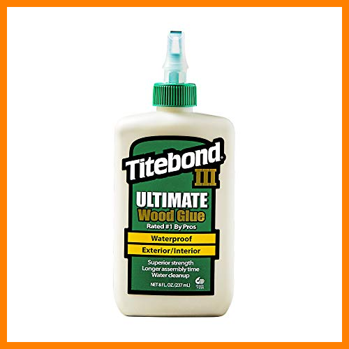 【 Mejor precio en oferta de 】✔️️ Titebond III Ultimate Wood Glue  1413- Pegamento para madera, 237ml