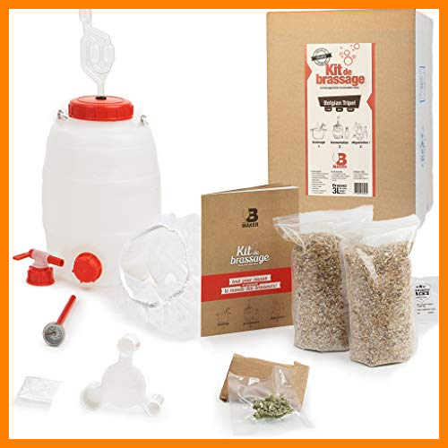 【 Mejor precio en oferta de 】✔️️ B Maker – Kit de cerveza belgian triple – Idea regalo para hombre y mujer – Kit para hacer cerveza en casa – reutilizable y fabricado en Francia – 3 litros