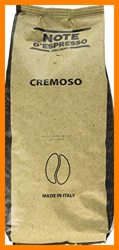 【 Mejor precio en oferta de 】✔️️ Note d'Espresso Italiano - Café Cremoso en Grano - 2 Paquetes de 1 kg, Total: 2 kg