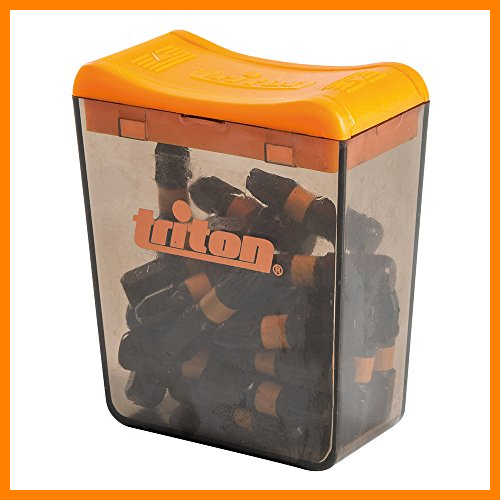 【 Mejor precio en oferta de 】✔️️ Triton TPTA52695211 Puntas Pozidriv para atornillador de impacto, 0 V, Negro, Set de 25 Piezas