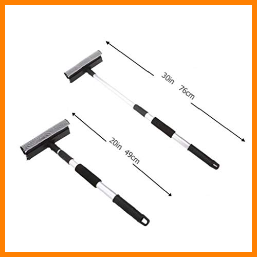 【 Mejor precio en oferta de 】✔️️ Ventana de Malla Esponja escobilla de Goma de Doble Cabezal automático de Limpieza de Coche escobilla de Goma fregona con Goma de la Paleta
