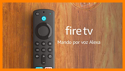 【 Mejor precio en oferta de 】✔️️ Nuevo mando por voz Alexa (3.ª generación) para el Fire TV, con controles del TV, requiere un dispositivo Fire TV compatible, modelo de 2021