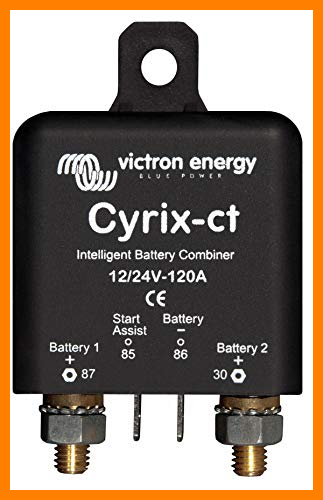 【 Mejor precio en oferta de 】✔️️ Victron Energy CYR010120011 Acoplador de batería Cyrix-CT, 12V / 24V, 120A