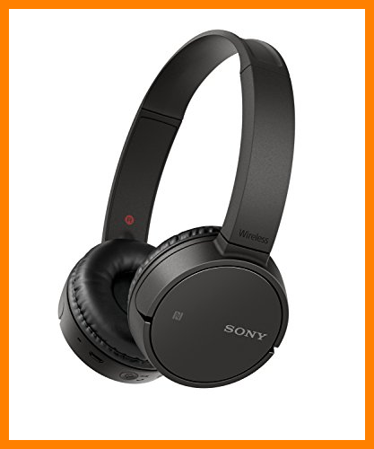 【 Mejor precio en oferta de 】✔️️ Sony WHCH500 Auriculares inalámbricos de diadema (Bluetooth, NFC, duración de batería de hasta 20 h, diafragma de 30 mm, manos libres), Negro