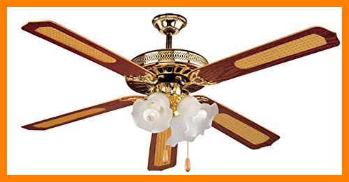 【 Mejor precio en oferta de 】✔️️ AVANT Ventilador de Techo Ventilador de Techo con luz| 3 Velocidades| Medida 132Cm |Ventilador de Techo Incluye 5 Aspas de Fibra+3 Lámpara+2 Cadenas para Control de Velocidad y luz |Potencia 60W.