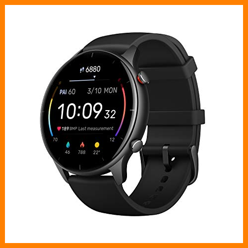 【 Mejor precio en oferta de 】✔️️ Amazfit GTR 2e Smartwatch Reloj Inteligente 90 Modos Deportivo 5 ATM Duración de la batería 26 Días Medición de la saturación de oxígeno en Sangre