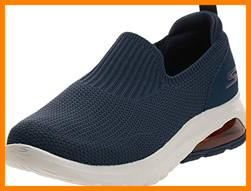 【 Mejor precio en oferta de 】✔️️ Skechers GO Walk Air Airflow, Zapatillas Hombre, Azul (Navy Textile/Trim NVY), 39.5 EU