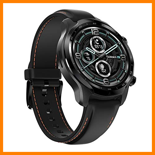 【 Mejor precio en oferta de 】✔️️ TicWatch Pro 3 Reloj inteligente con GPS para hombres y mujeres, Wear OS by Google, Pantalla de doble capa 2.0, Batería de larga duración, Negro