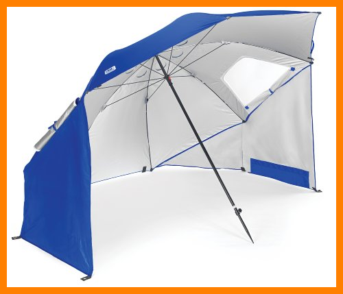 【 Mejor precio en oferta de 】✔️️ SKLZ SportBrella Blue - Sombrilla para todas las estaciones de acampada y senderismo