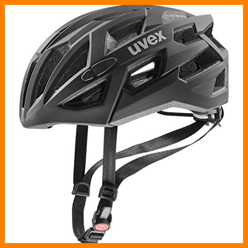 【 Mejor precio en oferta de 】✔️️ Uvex Race 7 Casco Ciclismo, Unisex Adulto, Black, 56-61 cm