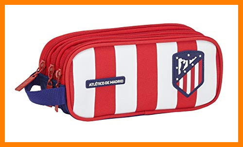 【 Mejor precio en oferta de 】✔️️ Atletico de Madrid Equipaje, Niños Unisex, Rojo/Blanco/Azul, Talla Única