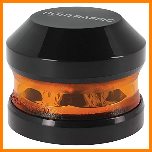 【 Mejor precio en oferta de 】✔️️ SUMEX BALIZA1 SOSTRAFIC-Baliza LED Luminosa Magnética de Emergencia Recargable HOMOLOGADA Alta Visibilidad Desde 2Km. Tamaño Reducido 70mm, Impermeable, 2h. de autonomia, Recomendada por la DGT