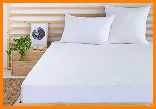 【 Mejor precio en oferta de 】✔️️ Todocama - Protector de colchón/Cubre colchón Ajustable, de Rizo, Impermeable y Transpirable. (Todas Las Medidas Disponibles). (Cama 200 x 190/200 cm)