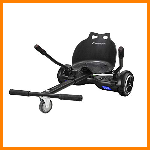 【 Mejor precio en oferta de 】✔️️ SMARTGYRO Go Kart Pro Black - Asiento Kart para patín eléctrico, Convierte tu Hoverboard en un Kart, Universal, Color Negro