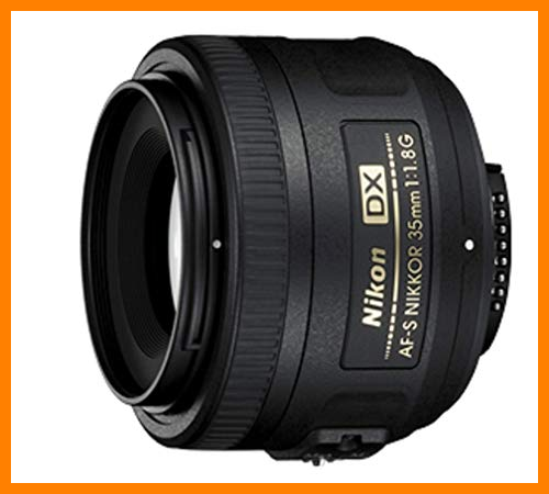 【 Mejor precio en oferta de 】✔️️ Nikon AF-S DX Nikkor 35 mm f/1.8 G - Objetivo para montura F, distancia focal fija 52.5 mm, apertura f/1.8G, negro - Versión Europea