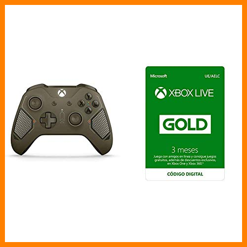 【 Mejor precio en oferta de 】✔️️ Microsoft - Mando Wireless Combat Tech, Edición Especial (Xbox One) + Suscripción Xbox Live Gold - 3 Meses