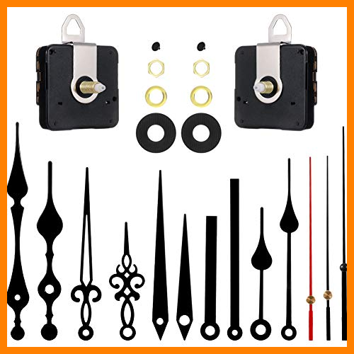 【 Mejor precio en oferta de 】✔️️ Mecanismo Reloj de Pared Mecanismo de Movimiento de Reloj Piezas de Movimiento de Reloj de Cuarzo silencioso para DIY Reparación de Reloj Reemplazo de Piezas