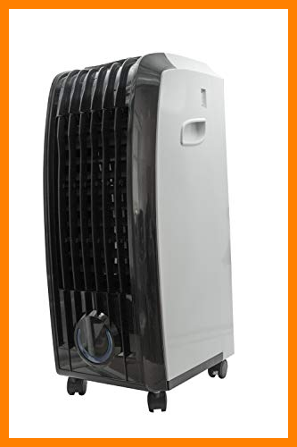 【 Mejor precio en oferta de 】✔️️ MPM MKL-01 Aire acondicionado portatil, 60 W, 8 litros, Polímero Libre de BPA, Blanco y negro