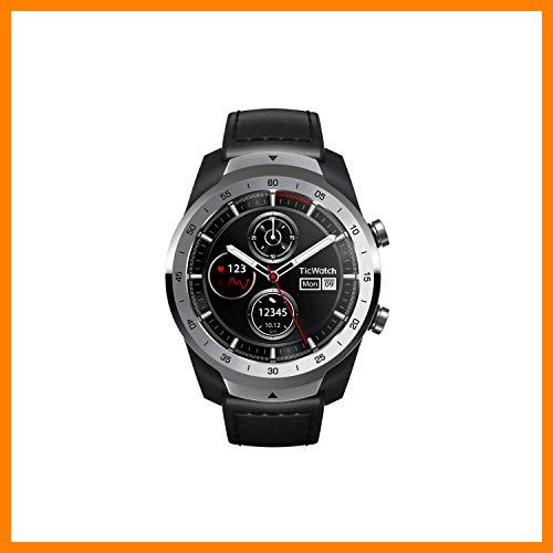 【 Mejor precio en oferta de 】✔️️ Ticwatch Pro - Reloj Inteligente Equipado con GPS, Bluetooth y Google Pay. Pantalla AMOLED y Sistema Operativo OS by Google. Color Plata