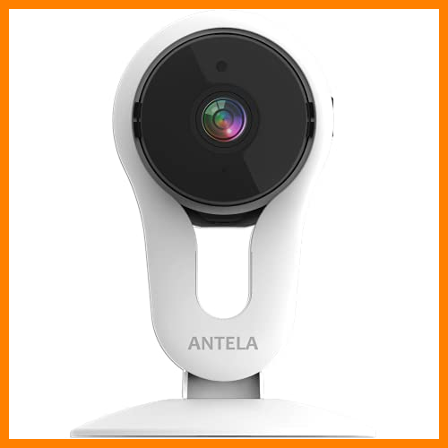 【 Mejor precio en oferta de 】✔️️ ANTELA Cámaras Vigilancia Wifi 1080P Compatible Con Alexa, Cámara IP Wifi Interior Con Visión Nocturna, Audio Bidireccional, Detección De Movimiento, Ranura Para Memorias SD, Almacenamiento En La Nube