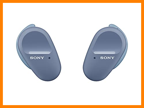 【 Mejor precio en oferta de 】✔️️ Sony WFSP800N - Auriculares True Wireless (Cancelación de ruido, Bluetooth, Extra Bass, hasta 18 h de batería, resistente al agua y polvo IP55, óptimo para deporte y trabajar con manos libres) azul