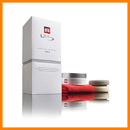 【 Mejor precio en oferta de 】✔️️ Autoglym Kit de Cera de Alta Definición para tu coche de 120gr – Incluye Cera Orgánica de Carnauba, Aplicador de Cera, Paño Hi-Tech para todo tipo de Pinturas de Coche