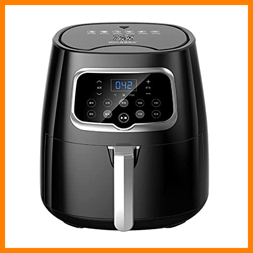 【 Mejor precio en oferta de 】✔️️ Novhome Freidora sin Aceite 5L Freidora de Aire Caliente con 6 Programas Air Fryer con Temperatura y Temporizador Ajustable Libre de BPA Cesta Antiadherente Pantalla LED Táctil (Negro, 1380W)