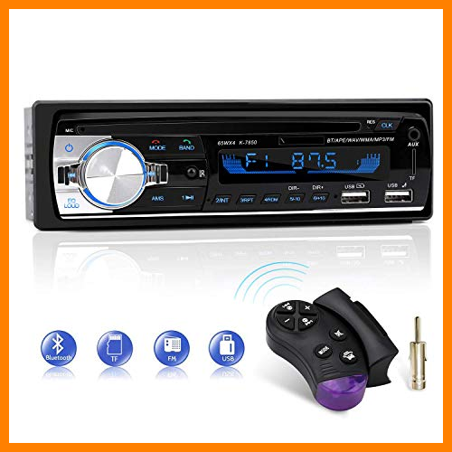 【 Mejor precio en oferta de 】✔️️ Autoradio Bluetooth, CENXINY FM 4x65W Radio Para Coche Llamadas Manos Libres Control Remoto Radio stéreo de Coche con Reproductor de MP3 USB y Bluetooth 4.2, soporte IOS y teléfono Android