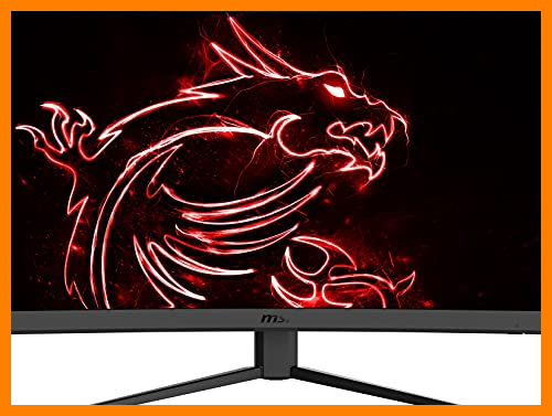 【 Mejor precio en oferta de 】✔️️ MSI Optix G32C4 - Monitor Gaming Curvo 32" FullHd 165Hz (1920x1080, 1ms de respuesta, ratio 16:9, brillo 250nits, AMD FreeSync) negro