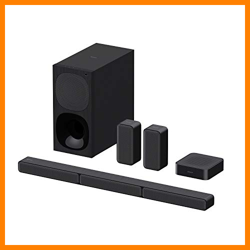 【 Mejor precio en oferta de 】✔️️ Sony HT-S40R - Barra de Sonido 5.1 (Sistema de Cine en Casa, Altavoces Traseros Inalámbricos, 600 W, Dolby Digital, Bluetooth, Sonido Envolvente), Negro