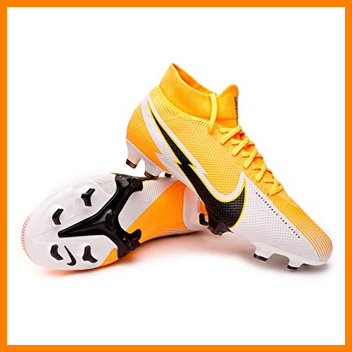 【 Mejor precio en oferta de 】✔️️ Nike Superfly 7 Pro, Zapatos de fútbol (FG) Hombre, Laser Orange/Black-White-Laser, 42 EU