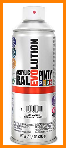 【 Mejor precio en oferta de 】✔️️ Novasol 166 Pintura Spray Acrílica Barniz Mate PINTYPLUS Evolution 520cc Matt Varnish M199, Non Concerné, Estándar
